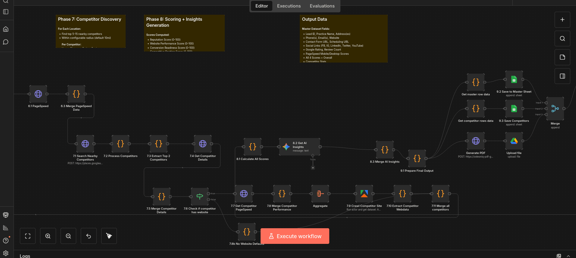 Competitor Research Automation Screenshot 2