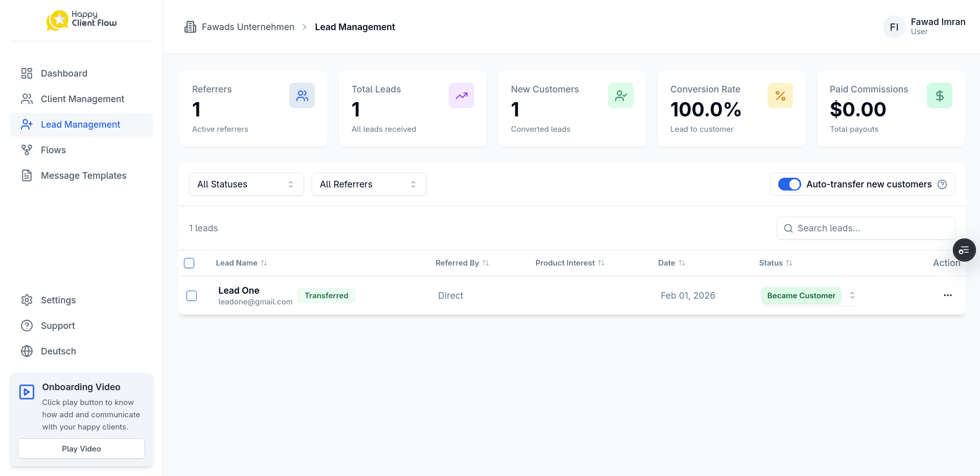 Referral Engine & Custom Payment Flow Screenshot 3